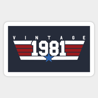 Vintage 1981 Aviator Sticker